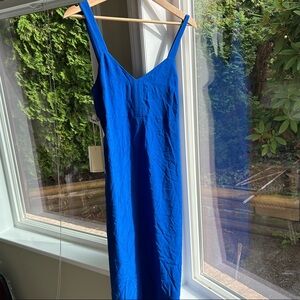 NEW royal blue wilfred sathonay dress midi